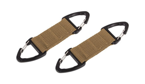 101 Inc. - Double carabiner set - 2 pcs - Coyote - JF001