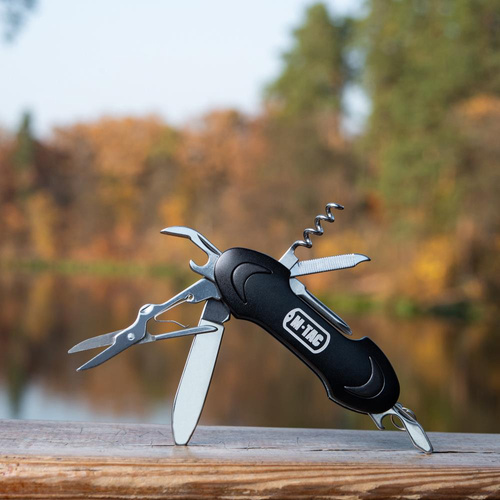 M-Tac - Pocket Knife - Steel / Black - 60017002