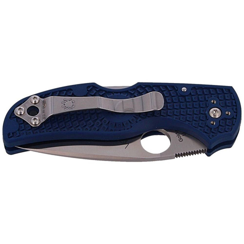 Spyderco - Folding Knife EDC Native 5 - Leaf-Shaped - FRN - CPM S110V - Dark Blue - C41DBL5