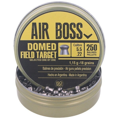 Apolo - Air Boss Domed Field Target Airgun Pellets - .22 / 5.5 mm - 250 psc (E 30203)