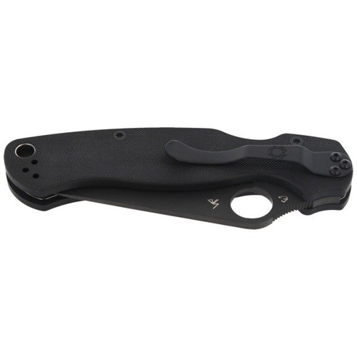 Spyderco - Para Military™ 2 G-10 Black / Black Blade Knife - C81GPBK2