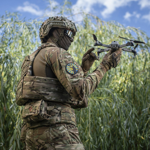 M-Tac - Way of the Samurai Patch - 3D PVC - Yellow/Blue - 51338301