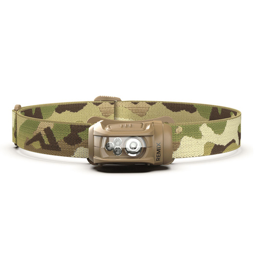 Princeton Tec - Headlamp REMIX PRO - TAN / MultiCam - RMX300PRO-RD-MC