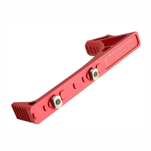 Strike Industries - SI LINK Curved KeyMod / M-LOK Fore Grip - Red - LINK-CFG-RED
