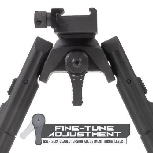 Leapers - UTG Recon 360 TL Foldable Bipod 5.5-7" - Picatinny - Black - TL-BP02-A