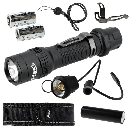 Walther - TFC1 Flashlight with Gel Remote Switch 300 mm - 1500 lm - Black - 3.7148.1