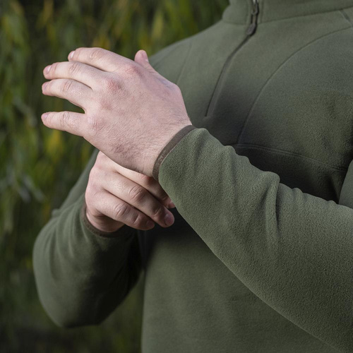 M-Tac - Military Fleece Delta Polartec Cardigan Raglan - Army Olive - 70022062
