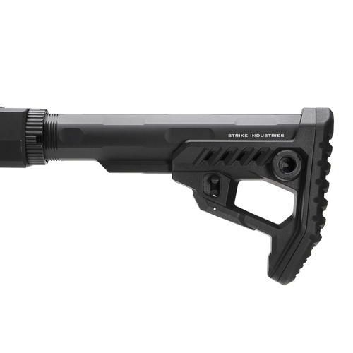 Strike Industries - Strike Polymer Pit Stock Lightweight Minimalist Buttstock - Black - SI-STRIKE-POLY-PIT-BK