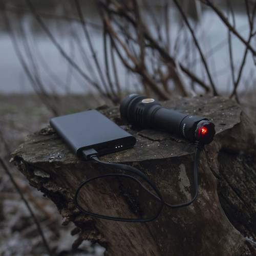 Armytek - Tactical Flashlight Prime C2 Pro Max - Magnetic Charger - 4000 lm - 21700 - Black - F08601C