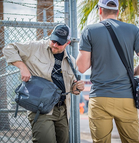 Helikon - Urban Courier Bag Large® - Nylon - Melange Blue - TB-UCL-NL-M2