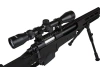Well - ASG Sniper Rifle Replica MB4411D UPV - 6mm - Spring-loaded - Scope - Bipod - Black - WEL-03-007312