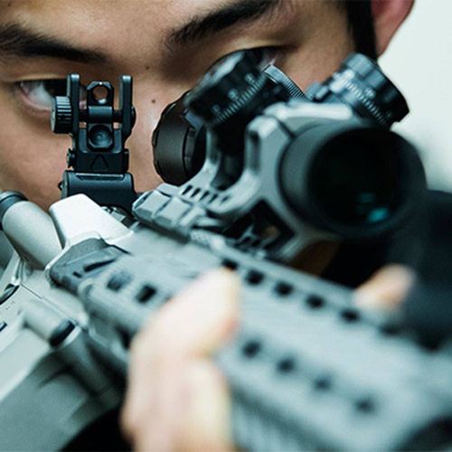 UTG - Accu-Sync® Folding Rear Sight Offset - Black - MT-945