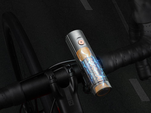 Fenix - Bicycle LED Flashlight with 2600 mAh Reachargeable Battery - 1200 lm - BC21R V3.0
