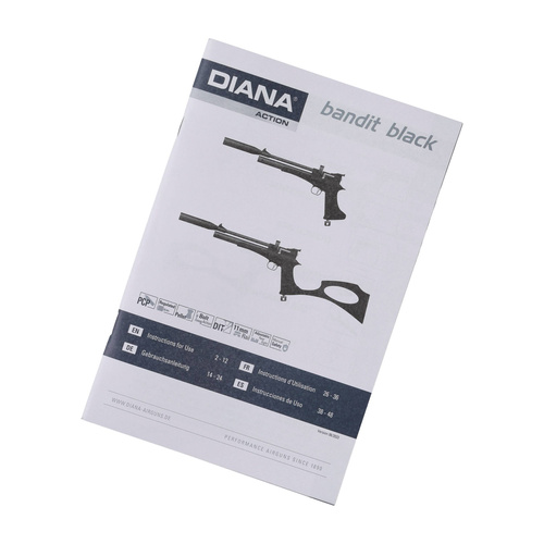 Diana - Air Gun Bandit PCP - 4.5mm Diabolo - Black - 1910401