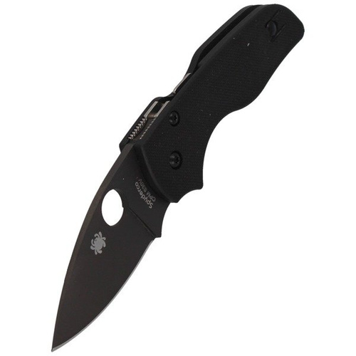 Spyderco - Lil' Native® G-10 Black / Black Blade Knife - C230GPBBK