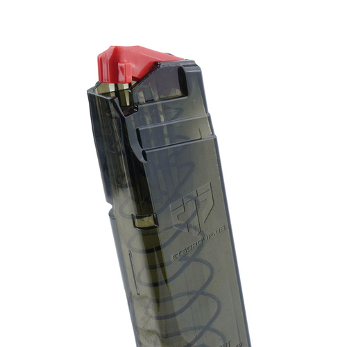 ETS - Polymer Magazine For Sig Sauer 320 - 9x19 mm - 15 Rounds - Carbon Smoke Series - SMK-SG9-320-15