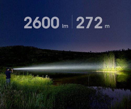 NEXTorch - Rechargeable LED Flashlight TA41- 2600 lm - TA4