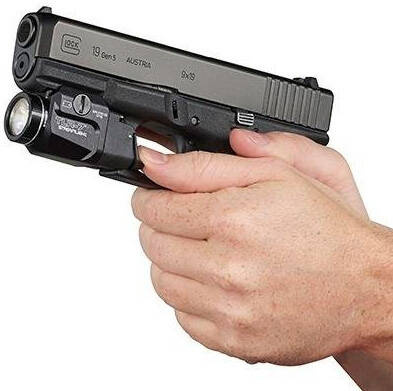 Streamlight - Tactical Weapon Flashlight TLR-7 X USB - Aluminum - Black - L-69455