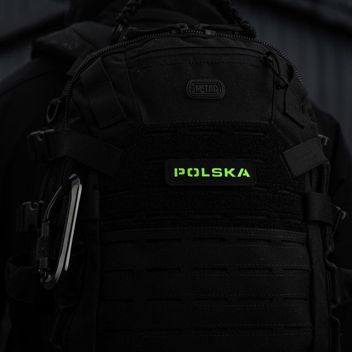 M-Tac - Patch - Poland 25х80 - Laser Cut Fluorescent - Black/White - 51004202