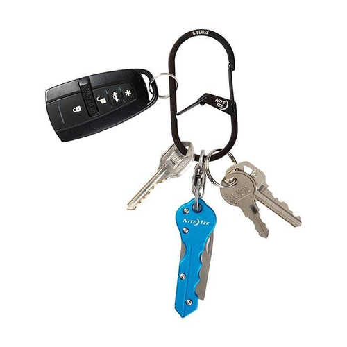 Nite Ize - G-Series™ #1 Dual Chamber Carabiner - 2 pcs. - Steel - Silver - GS1-11-2R6