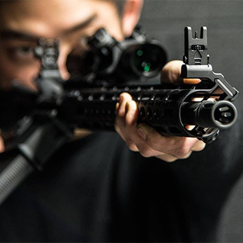 UTG - Accu-Sync® Folding Sight Offset - Black - MT-745