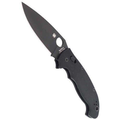 Spyderco - Manix™ 2 XL G-10 Black / Black Blade Knife - C95GPBBK2