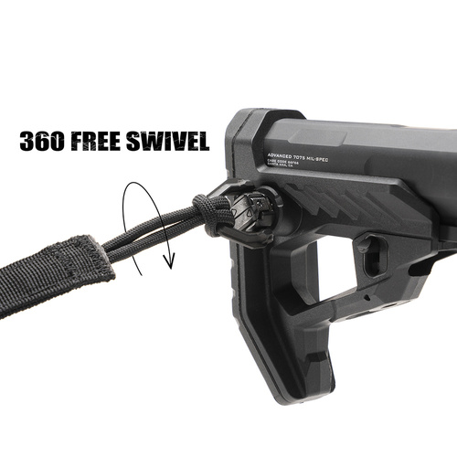 Strike Industries - Strike Polymer Pit Stock Lightweight Minimalist Buttstock - Black - SI-STRIKE-POLY-PIT-BK