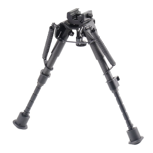 Rokstad - Carbon Fiber Spring Bipod - Non-Swivel - 155-230 mm - Harris / Picatinny - RSCFP-06