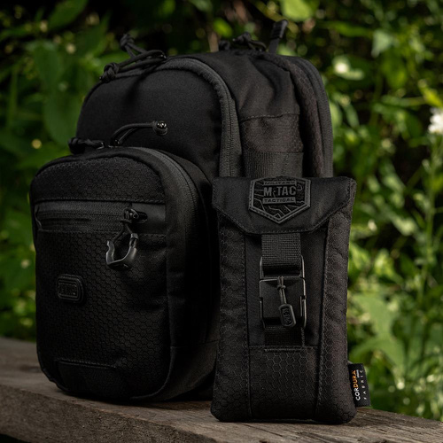 M-Tac - Elite Hex Phone Case - Large - Black - 10160002