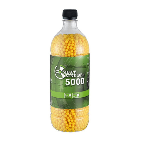 Umarex - Combat Zone Basic ASG BBs - 0,12 g - 5000 pcs - Yellow - 2.5670