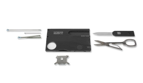 Victorinox - Swiss Card - Lite - Transparent Black - 0.7333.T3