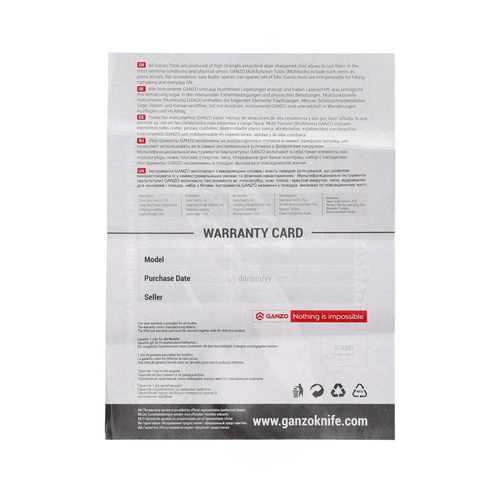 Ganzo - Folding Knife Firebird 926 - Drop Point - D2 - G10 - Black - FH926-BK