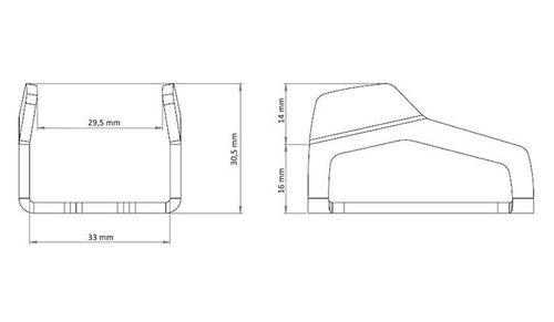 Strike Industries - R.EX Reflex Exoskeleton Universal Protective Shield & Rail Mount - SI-REX