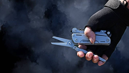 Roxon - Multitool S801S with a Set of Bits - Pearl Grey - CM1334