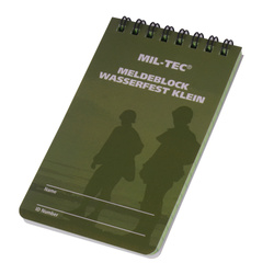 Mil-Tec - Waterproof All Weather Notebook - 50 sheets - 130 x 80 mm - 15981001