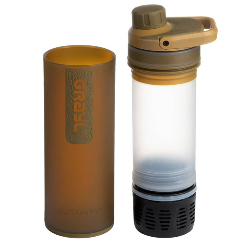 Grayl - UltraPress water filter bottle - 500 ml - Brown - 500-CBN