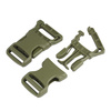 Tasmanian Tiger - SR 25 Safety QA buckles - 2 pcs. - Olive - 7278.331