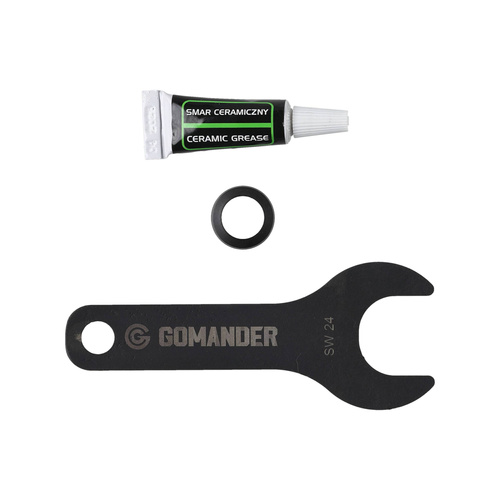 Gomander - Quadron flame compensator - 5.56 mm - 1/2x28 UNEF-9 thread - Black - TB0.10172