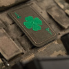 M-Tac - Lucky Card Patch - Cordura 500D - Clover - Ranger Green - 51391023