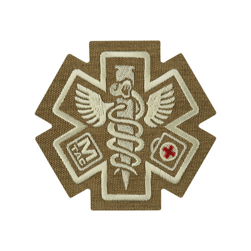 M-Tac - Embroidered Paramedic Medical Patch - Coyote - 51432005