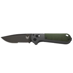 Benchmade - 430SBK Redoubt Folding Knife - D2 - Gray/Green - 430SBK