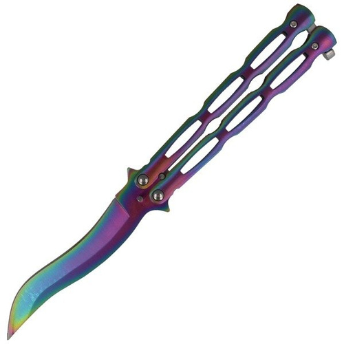 Martinez Albainox - Butterfly knife Balisong Rainbow - 36297