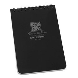 Rite in the Rain - All-Weather Notebook - 4 x 6" - 746 - Black