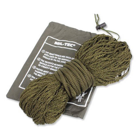 Mil-Tec - Hammock - Small - Load Capacity up to 120 kg - Green - 14443000