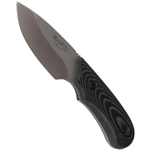 Muela - Knife Skinner Full Tang Black Micarta 75 mm - IBEX-8M