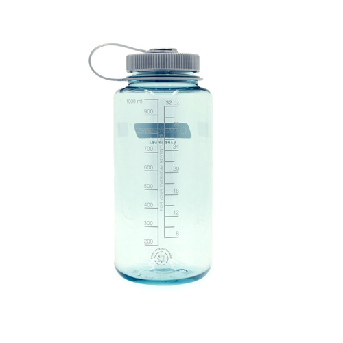 Nalgene - 32 oz Wide Mouth Sustain Bottle - 63 mm Cap - 1.1L - Seafoam - 2020-1632