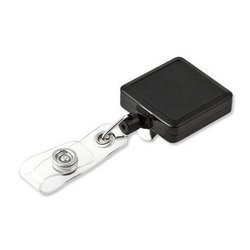 KEY-BAK - Retract-A-Badge ID Square with Clip - 0200-107