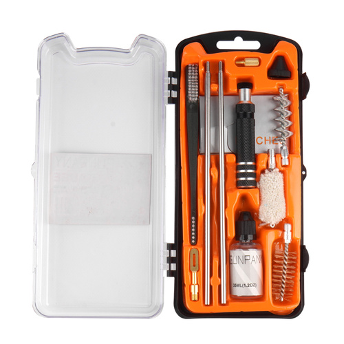 GunPany - Shotgun Cleaning Kit 12 Gauge - 15 items - Orange - SCCK-08