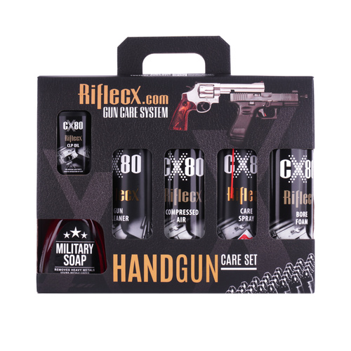 RifleCX - Handgun Set of Cleaning Products - 8 items - 90982