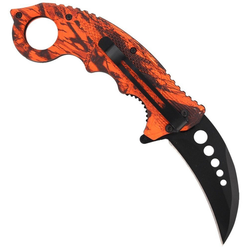 Herbertz Solingen - Knife Karambit Red Camo 73mm - 572513
